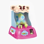 Mini Bear Candy Crane Claw Machine Arcade Game Prize Dispenser Vending Machine Toy for Kids With Plastic ball