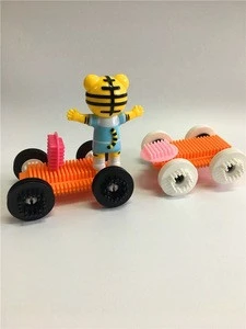 Mini building block animal plastic baby toy wholesale