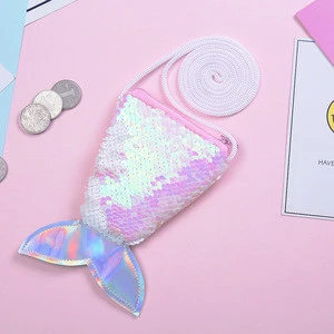 mini sequin coin purse squeeze coin purse for girls kids coin bag