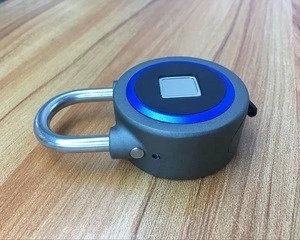 Mini size portable smart lock waterproof safety fingerprint padlock smart door lock