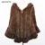 Import Mink Fur Shawl Cape Fashion Women Poncho Real Fur High Quality Hand Knitted Jancoco Fur Customized CN;ZHE Depend Europe Female from China