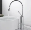 Modern Luxury Brass Bathroom Faucet Art Water Droplets Deck Mount Sink Crane Hot and Cold Washbasin Water Mixer Tap
