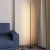 Modern minimalist room vertical black LED aluminum lamp adjustable floor lamp