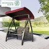 Modern outdoor garden furniture patio  waterproof cast aluminum swing chair