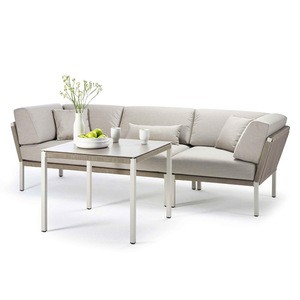 Modern Outdoor Patio Sets Aluminium Rope Luxury Furniture Sofa Chairs Garden Furniture