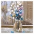 Import Modern Print And Hand Painting Fir Wood Square Nature Flower Wall Oil Painting from China