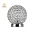 Import Modern Small Silvery Globe Crystal Ball Table Lamp For Beside Lamp Living Room Table Light Hotel Bar Desk Light from China