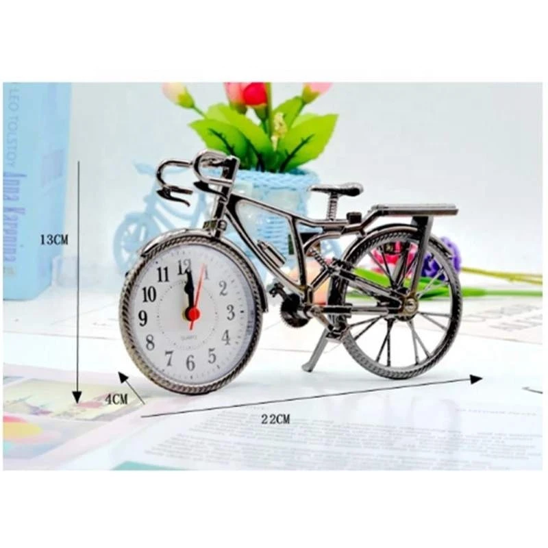 Motor Bike Cycle Chopper Quartz Desk Alarm Clock Watch Time Desk Room Kids Gift Xmas Table Clocks