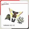 motorcycle refit accessories 5D tankpad rubber garbon fiber tank pad protector sticker for yamaha r15 v3