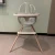 Import Multi-functional wooden baby high chair PC material kids chair feeding seat with swivel function from China