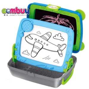 Multifunction 4 in 1 schoolbag kids play writing toy drawing tablet board