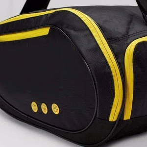Multifunction badminton tennis racket bag with shoe compartment
