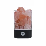 Natural Himalayan Salt Lamp Crystal Salt LED Night Light Air Purifier