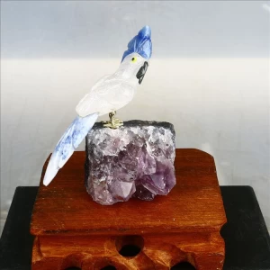 Natural Mineral Crystal Stone Carving Animals Birds Crystal Crafts