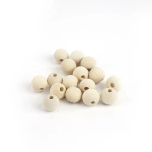 Natural Wood Spacer Beads Unfinished Round Wooden Loose Beads Wood Beads