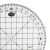 Nautical Miles Pilot Student Plastic Circular Protractor 360 Degree Map Tool Plotter