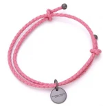 Netherlands country flag fabric leather bracelet jewelry adjustable leather cord bracelets