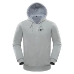 New 100% cotton 5V plus size rechargeable battery unisex heated hoodie jacket