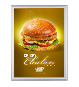 New Advertising Slim Led Backlit Picture Frame Menu Light Box For Restaurant And Shop