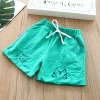 New arrival cotton short shorts with embroidery pattern for girl