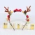Import New Christmas headband Elk antlers Baby headband Childrens crown Elf Ear horns Noel Navida hair accessories from China