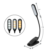 New clip led small table Eye protection book clip USB led charging book reading lamp