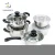 Import New Design 10pcs Stainless Steel Cookware Set And Mixing Bowl With Nice Lid from China
