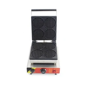 New design 110V 220V commercial custom plate waffle making machine egg waffle cone maker with factory price
