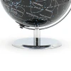 New design black paiting  constellation metal base plastic world globe