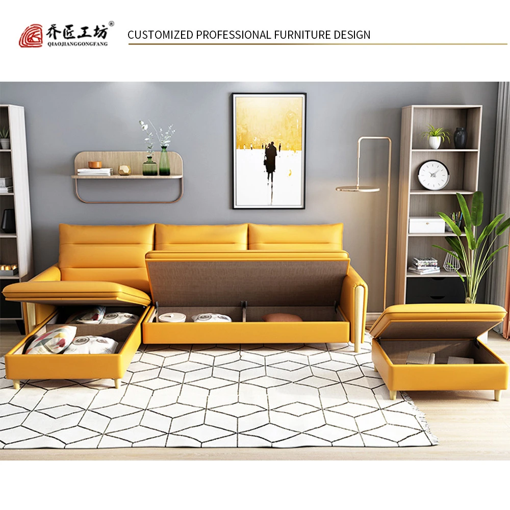 New Design Modern Sofa Set Living Room Furniture Couch Living Room Sofa with Storage Function