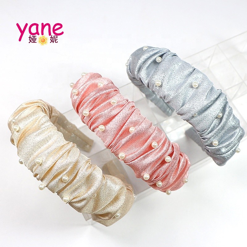 New fashion female pearl headband new material headband Sweet antiskid tide contracted for women