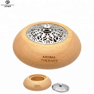 New Fashion Natural Wooden Fragrance Essential Oil Diffuser Home Office Decoration Custom Car Air Freshener