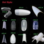 New Hot Ballet Black Artificial Finger Nails Tips