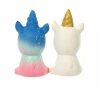New innovative products stress relief soft PU kawaii unicorn slow rising squishy toys