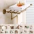 Import New Luxury Copper bathroom accessories antique towel bar toilet brush holder bath hardware set wall mounted towel rack from China