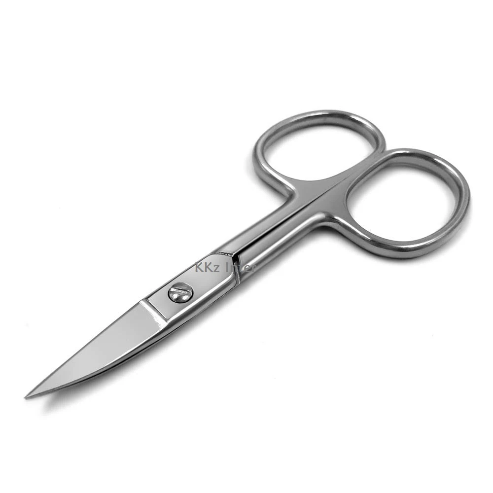 New Nail Cuticle Scissors Round Body Stainless Steel Manicure Scissors