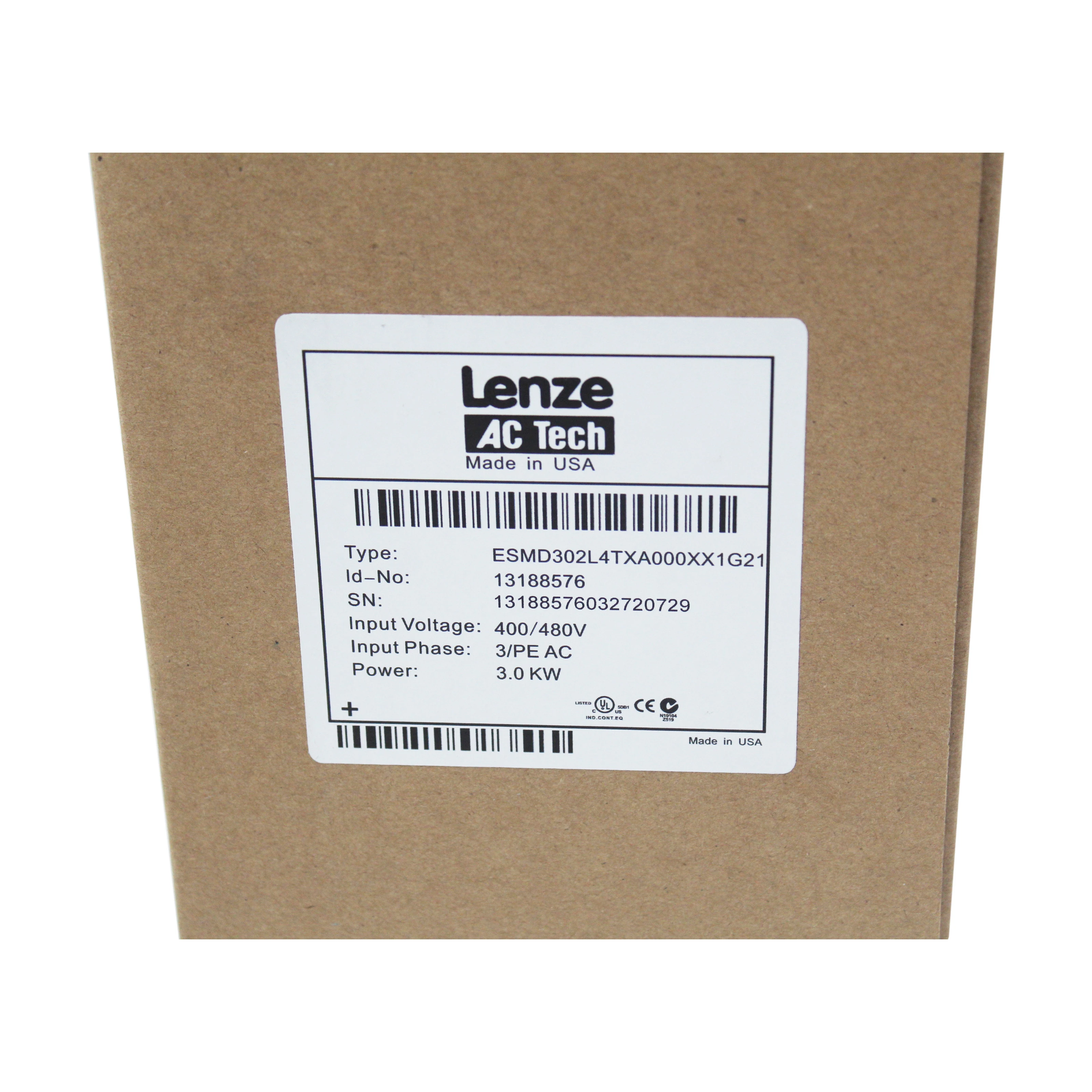 New Original Lenze AC Tech Inverter 3.0kw ESMD302L4TXA ESMD302L4TXA000XX1G21  (Consult actual price)