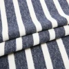 New style clean-colored stripe textile material terry terylene cotton fabric
