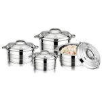New style Double layer heat preservation stainless steel pot