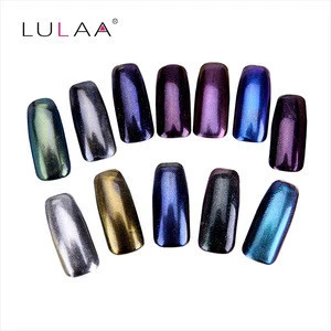 New top sale 12 colors metallic color nail mirror powder in stock