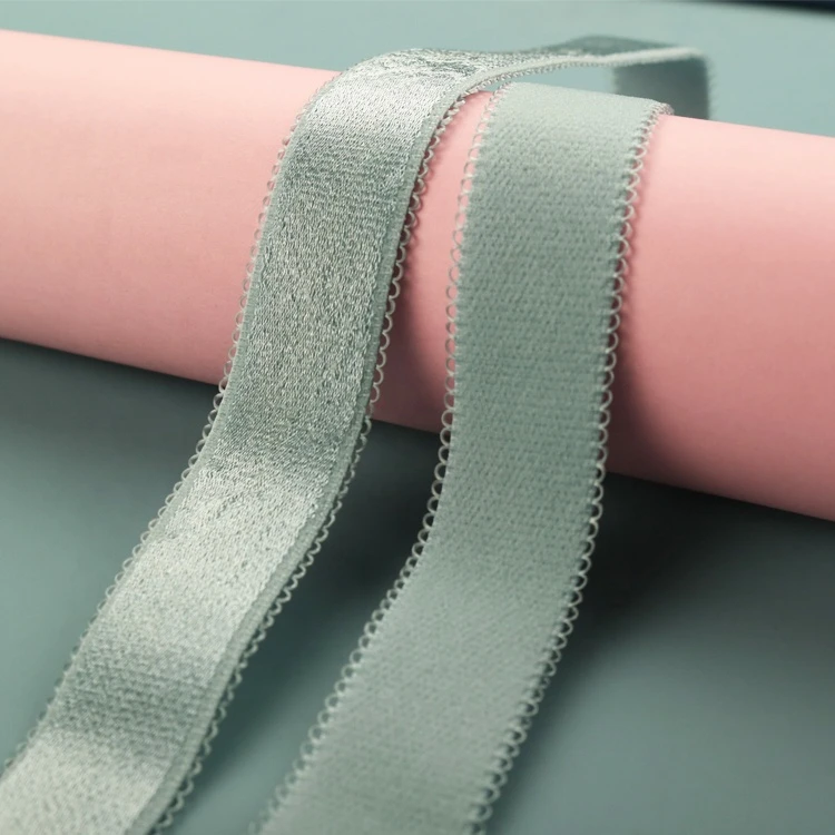 New underwear Webbing bunnings band yoga Velvet  fashion tape sling jacquard Glossy elast coat Bra Straps elastic belt