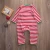 Import Newborn Kids Rompers Long Sleeve Striped Pajamas Sleepwear Romper Cotton Clothing Christmas Baby Boys Girls Children Clothes from China