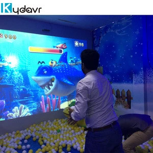 Newest Augmented reality sensors interactive wall projection games amusement park for kids