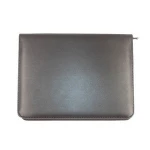 Newest Design Leather File Tablet Bag Document Folder With Pen Clip