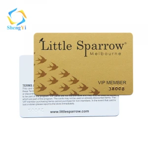 Newly 2020 color printing membership bussiness card playing plastic bank cards