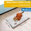 No Electric Dog Cushion Extra Warm Heated Thermal Heat Mat Self-Warming Pet Pad Blanket Heating Cat Bed Mat for Indoor Cats