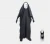 Import No Face Man Spirited Away Cosplay Costume with Mask gloves for Halloween Costume Anime Miyazaki Hayao Faceless Cloak E9286 from China