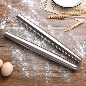 Non Stick Baking Tools Stainless Steel Dough Cookies Dumpling Rolling Pin
