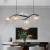 Import Nordic personalized Bar chandelier pendant lamp E27 Amber Smoke Grey Glass Birds hanging light table lighting from China
