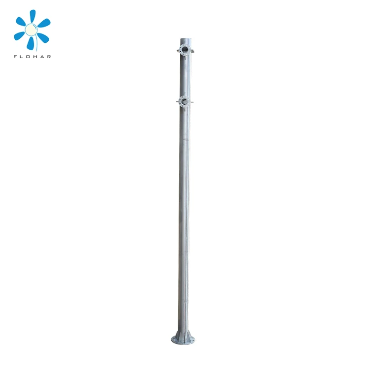 Octagonal Hot Dip Galvanized Street Light Poles With Different Height From 4m To 12m